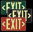 Jessup Glo Brite PM100 Photoluminescent Exit Sign, Double-Sided