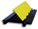 AB 31100 LINEAR 3 — TRC 31100 Yellow Jacket Cable Protection Mat, 3 Channels, 3 foot Linear Section