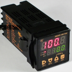 AB 385AR-100-T5X — ATC 385AR Counter, -999-9999 counts, dual preset, 1/16 DIN