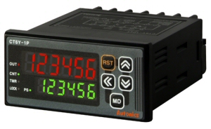 ABCT6Y-2P2 — AUTONICS CT6Y-2P2 72x36 DIN Dual Display Dual Preset, 24v AC/DC