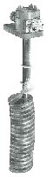 2HX8247CPT1 — PROCESS TECHNOLOGY SPIRAL IMMERSION HEATER, 8000 WATTS, 240 VOLTS, TEFLON COATED, w/GUARD
