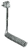 2HXL8237-R18-C-PT1 — PROCESS TECHNOLOGY L-SHAPED IMMERSION HEATER, 8000 WATTS, 240 VOLTS, TEFLON COATED, w/GUARD