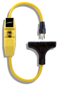 TRC 26020-008 GFCI 120V, 15 AMPS, with 2 ft cord w/tri-tap