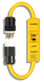 TRC 44720-013 GFCI 240V, 30 AMPS, Manual reset, inline Locking plug with 6 ft cord