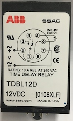 SSAC OS TDBL12D — Little Fuse SSAC Timer TDBL12D, 12vdc, 102.3 Seconds - New unused unit.