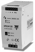 Carlo Gavazzi SPD121201BN Power Supply - 12 vdc, 120 watts, DIN Rail Mount, 63.2 mm