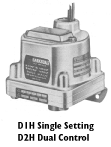ABD1H-A3SS — Barksdale Pressure Switch, D1H-A3SS, 1/4 inch SS NPT, .03 - 3.00 PSI range, 1 setting