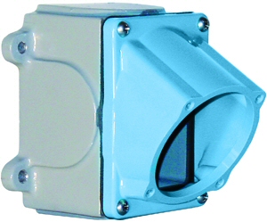 31-1A053-808-1 — Meltric DS20 Metal Junction Box with 30 degree angle and 1 inch conduit connection
