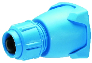 FH111 — Meltric DS20 NYLON Handle with GROMMET Connection for cords with .20 - .83 cord diameter.