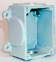 AB MB31 — Meltric Metal Junction Box MB31, for use with DSN 20 30, 60, 24c and 37c DeContactors