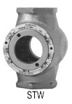 Emerson Penberthy AB1-1/2STWBR — PENBERTHY SIGHT FLOW, 1-1/2 INCH NPT, Plain w/threaded window, Bronze