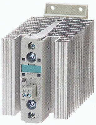 Convectronics 3RF2340-1AA45 — SIEMENS Solid State Relay, 40 amps, DC input with Heatsink Single Phase