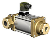 Coax Valves AB CXV 935111 — CO-AX 3-Way CXD 10 DR Valve 935111, 3/8 inch, Brass Body, 120/60, NC