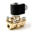 AB73212BN4TN00N0C111C2 — PARKER 2-Way Solenoid Valve 73212BN4TN00N0C111C2, 24VDC, 1/2 NPT, NC, 5-150 psi