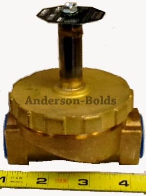 Parker GP600 VALVE, 3/4 inch, brass, water service