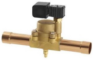 R12E22 / 4260-00 — Parker R Series Refrigeration Valve R12E22, 1/4 ODF, Nomally Closed