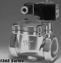 Jefferson / Snap-Tite AB 1342BV06INAT 120/60 — Jefferson Brass Valve 1342BV06INAT, 120/60, 3/4 NPT, NEMA 4 / IP65, 3 PSI min…