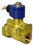 AB SV321GF02C5CG4 — Valcor 2-Way Solenoid Valve SV321GF02C5CG4, 3/8 inch, Brass Body, EPR, 120/60