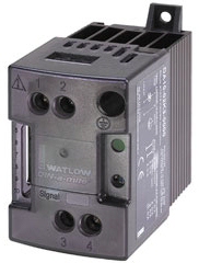 DA10-02C0-0000 — Watlow DIN-A-Mite A SCR, SINGLE PHASE, 4.5 to 32 vdc Input, 24-48 VAC, 17 amp